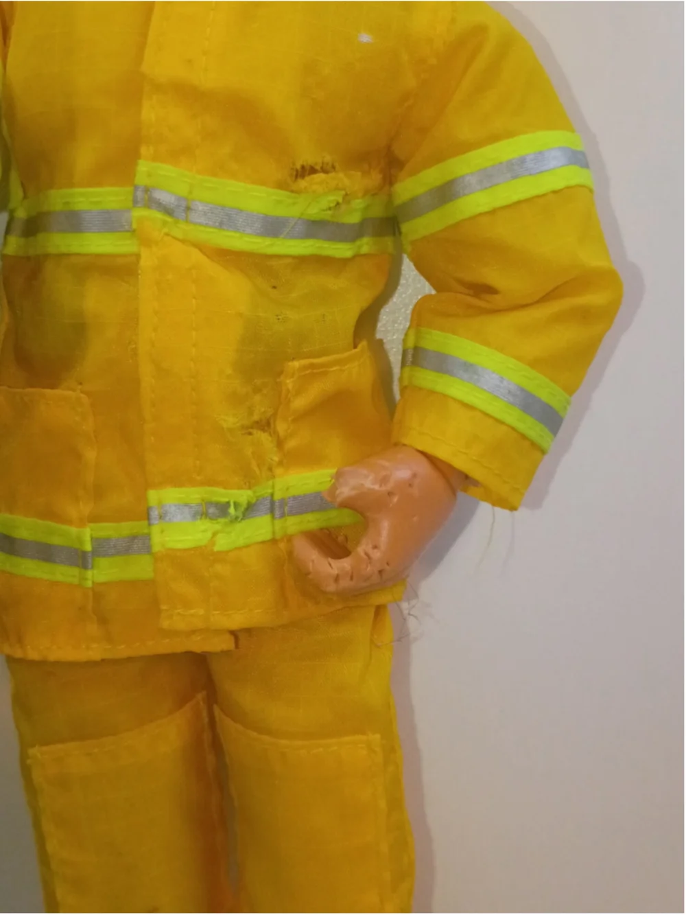 Lot of two GI Joe fire fighters action figures 
